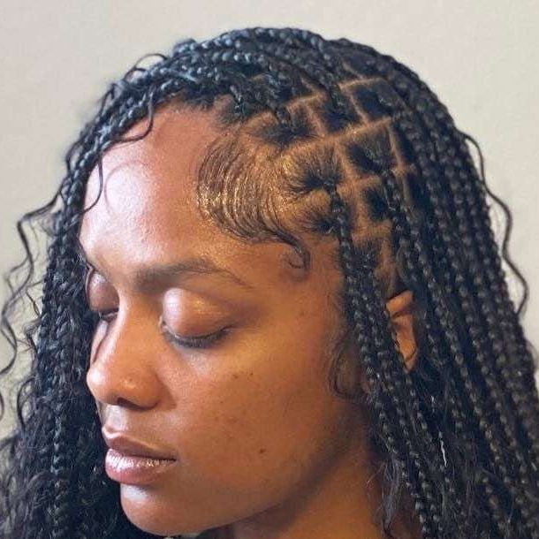 Medium Boho/Goddess Braids at Zaina’s Hair Studio Berlin